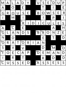 Crossword-answers
